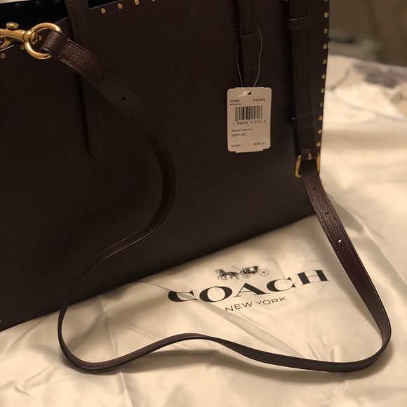 👜Coach Border Rivets Charlie Carryall 👜 - Picture 3 of 8